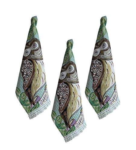 Kitchen Towels - Set of 3 Ultra Absorbent and Fast Drying Professional Grade Cotton Dishcloths for Everyday Cooking Baking - 45x70 Cms 1