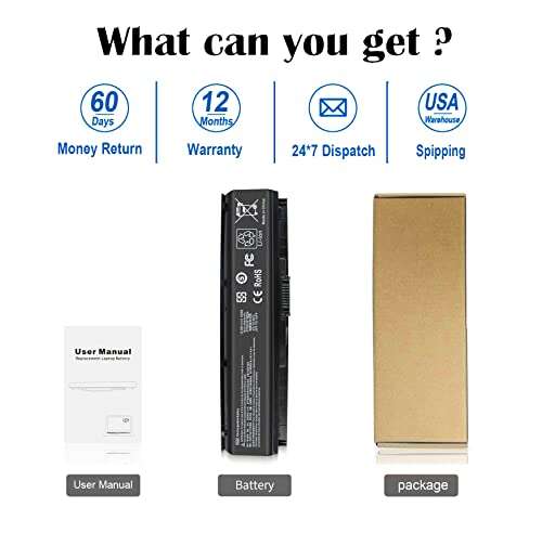 PA06 849911-850 Laptop Battery for HP Omen 17 17-w 17-ab200 17t-ab00 17-w200 Series 17-w053dx 17-w253dx 17-w033dx 17-ab011nl 849571-221 849571-241 PA06062 HQ-TRE HSTNN-DB7K - 12 Months Warranty 6