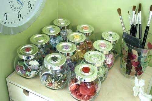 SUNAM Glass Jars With Regular Plastic Lids and Bands, Ideal for Jam, Honey, Wedding Favors, Shower Favors, Baby Foods, DIY Magnetic Spice Jars (4) 4