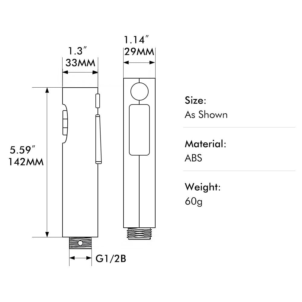 Exello - Water Saving Health Faucet for Toilet | Jet Spray | 2 Flow Modes | Chrome Finish | Without Hose 6