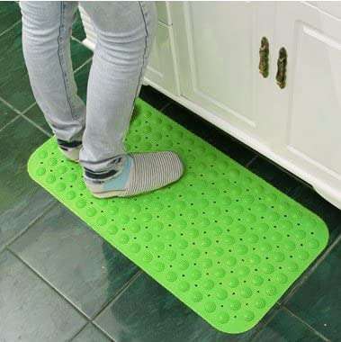 WorldCare® Green : Bath Anti-Slip Bathroom Rug Sucker Shower Dot Toilet Foyer Floor Carpet Household Kitchen Pad 2