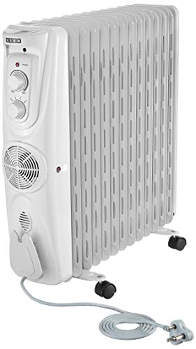 Usha Oil Filled Radiator OFR 3813 F 2300-Watt Room Heater (White)