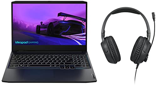 Lenovo IdeaPad Gaming 3 Intel i5 11th Gen 15.6" (39.62cm) FHD IPS Gaming Laptop (8GB/512GB SSD/4GB NVIDIA GTX 1650/120Hz/Win11/Backlit/3months Game Pass/2.25Kg), 82K10198IN + Gaming Headset