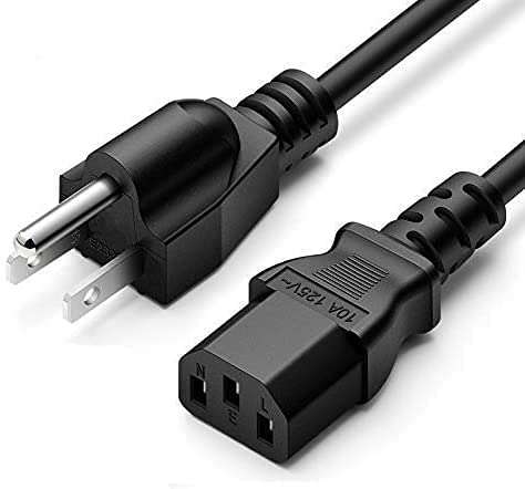BestCH AC Power Cord Cable for Acer X223WC P221W X221W X222W 22'' LCD Monitor AZ5600-U1352 AZ5600-U2092 All-in-One PC Aspire Z5 Z5600 AZ5600#DQSLTAA005248009C96300 All in One AIO Desktop 6