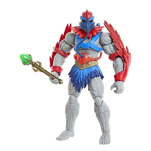 Masters of the Universe Masterverse Action Figure, Stratos Toy Collectible with Articulation & Accessories, 7 inch 4