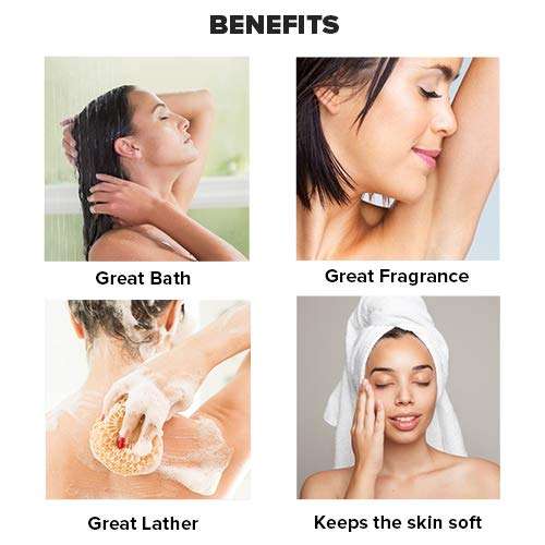 wiz LIQUID SOAP Activated Charcoal Spa Body Wash Dispenser, 900ml, Exfoliating Beads & Added Skin Conditioners, Clean Moisturized Skin 4