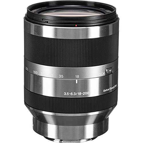 Sony Alpha SEL18200 E-Mount 18-200mm F3.5-6.3 OSS Lens (Silver) 1