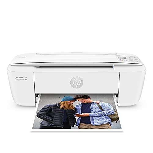 HP DeskJet 3772 All-in-One Color Inkjet Printer Scanner and Copy, Instant Ink Ready, Wireless Printers for Home and Office, Photo Print, Built-in WiFi, T8W88A (Renewed) 1