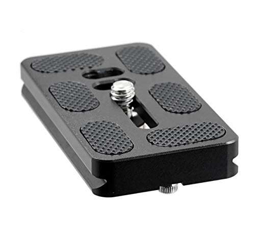 Fotasy 70mm Arca Swiss Plate, 70 mm QR Plate, Quick Release Plate, Arca Type Plate, Tripod Quick Release Plate fits Arca-Swiss Universal Standard Clamp for DSLR Camera Lens Tripod Ballhead 2