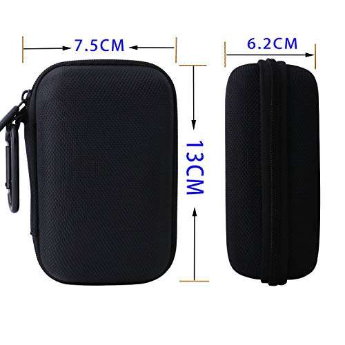 WERJIA Hard Carrying Case for Olympus Tough TG-7/TG-6/ TG-5/TG-4 Digital Camera Case (Storage case, Black) 4