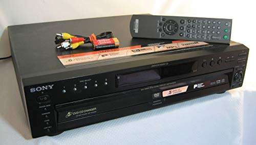 Sony DVP-NC655P/B Progressive-Scan 5-Disc DVD Changer (Black)