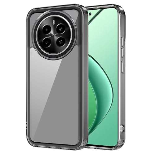 AmazonBasics Back Case Cover for Realme Narzo 70 5G (Polycarbonate, Thermoplastic Polyurethane_Translucent Black) 1