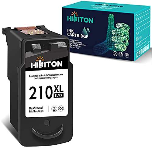 HibiTon Remanufactured Ink Cartridge Replacement for Canon 210XL 210 XL PG-210XL Black for Pixma MX410 MP495 MX340 MP250 MX320 MP499 MX350 iP2702 iP2700 MP490 MX330 MX420 MP240 Printer Tray, 1-Pack 1