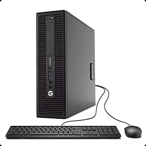 HP EliteDesk 705 G1 Small Form Factor PC, AMD Quad A10 PRO-7800B up to 3.9GHz, 8G DDR3, 1T, DVD, WiFi, BT 4.0, Windows 10 Pro 64 Bit-Multi-Language Supports English/Spanish/French (Renewed) 1