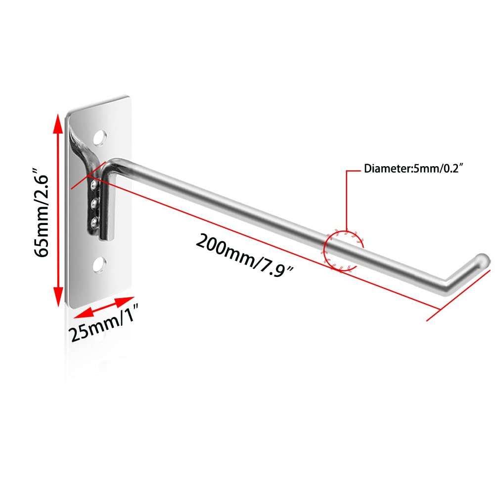 6Pcs/3 Set Yoga Mat Holder, Wall Mount Yoga Mat Storage, Home Gym Accessories for Hanging Foam Roller and Resistance Bands at Fitness Class or Home Gym 3