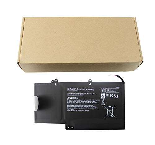 BE•SELL 43Wh New NP03XL Laptop Battery for HP Pavilion X360 15-U011DX 15-U010DX 13-A010DX 13-a013cl 13-A110DX HP Envy 15-u010dx 15-u011dx 760944-421 HSTNN-LB6L - 12 Month Warranty 5