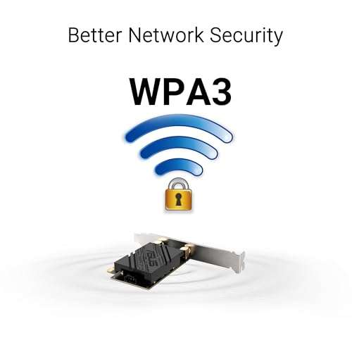 ASUS BE6500 (PCE-BE90BT) Tri Band PCI-E WiFi 7 (802.11be), Bluetooth 5.4, WPA3 Network Security, OFDMA and MU-MIMO, Multi-Link Operation 6