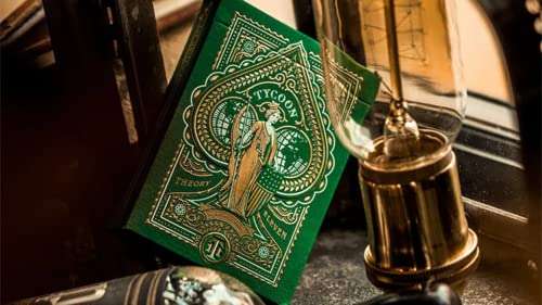 theory11 Limited Edition Green Tycoon Playing Cards 1