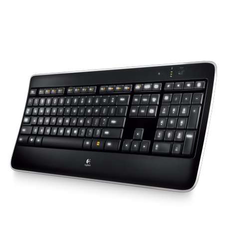 Logitech USB Wireless Illuminated Keyboard K800