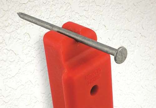 Master Magnetics Magnetic Stud Magnet Finder with Shield - Drywall Screw and Nail Locator, Red, 07612 6