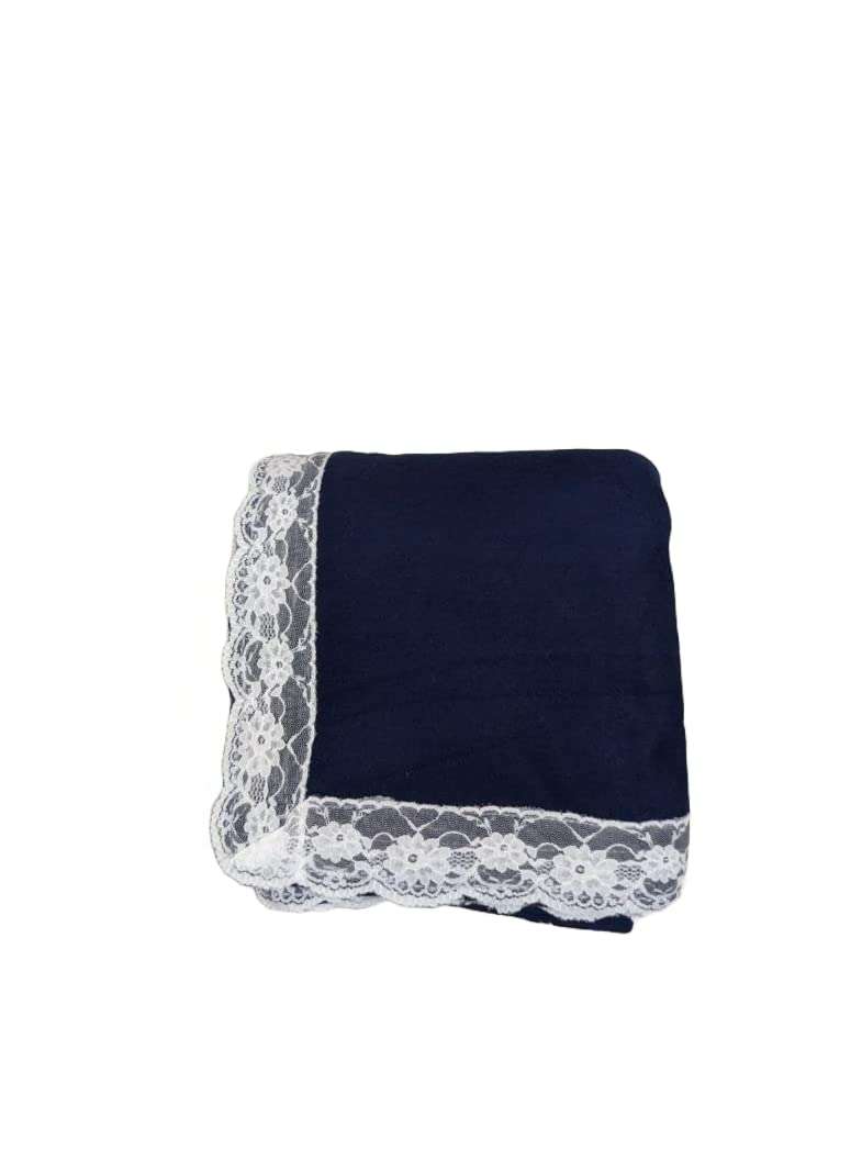 ROVET SPREADS The Perfect Lace Bed Blanket for a Good Night's Sleep | for Mild Winters and AC Rooms | Single Bed 60 inches x 90 inches (Blue) 3