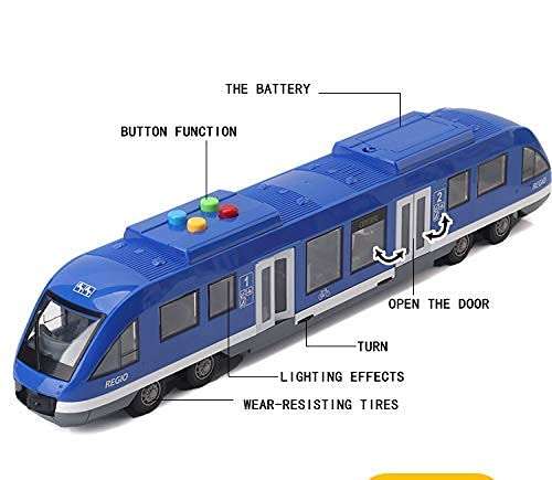 B For Best Mumbai Monorail Train Toy for Kids, Big Size Train Set for Kids with Light and Sound, Bump and Go Musical Toy Train (Pack of 1) (Rendom Color Sent) 4