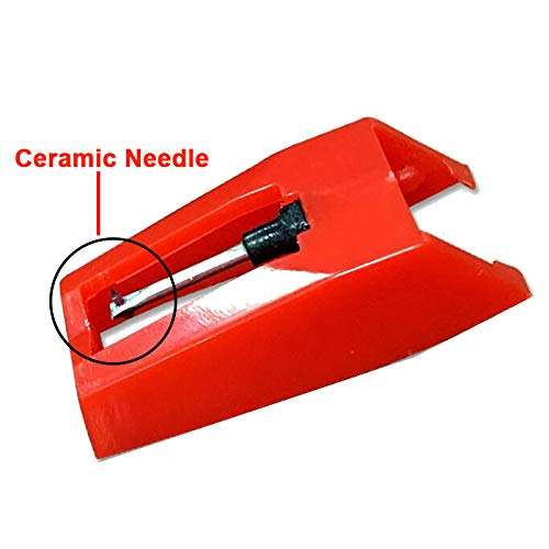 Bestdealing 4 Pack Record Player Needle Crosley Universal Diamond Stylus Tip Replacement for Power Play LP ION iCT09RS Quick Play LP Quick Play Flash Contour LP Vertical Vinyl Archive LP Pin Repair 2