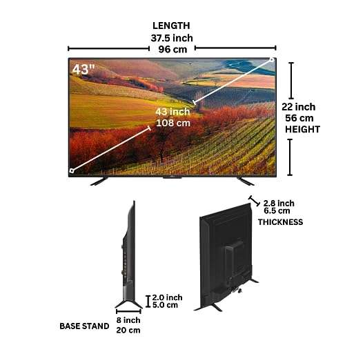 ARIKA G Series ARC0040S 40 inches 1080 P Full HD Smart Android LED TV Black 3