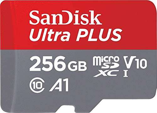 SanDisk Ultra 256GB MicroSD XC Class 10 A1 UHS-1 Mobile Memory Card up to 100MB/s Read Speed (SDSQUAR-256G-GN6MN) with MemoryMarket Lanyard and Dual Slot MemoryMarket MicroSD & SD Memory Card Reader 3