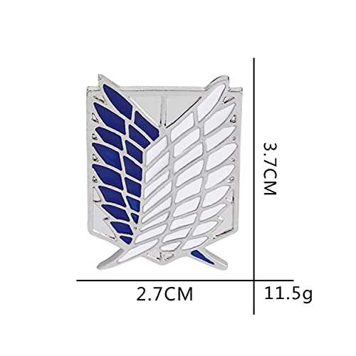 Armear Wings of Liberty Wings of Freedom Survey Corps Pin - Metallic 3