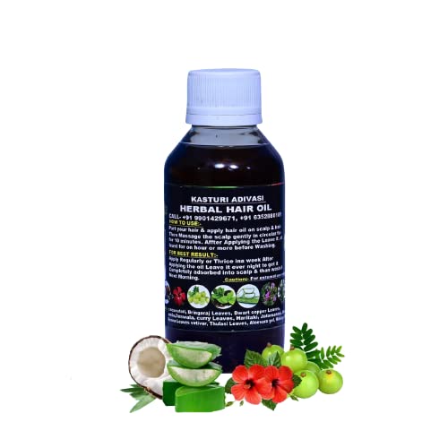 Neelambari Herbal Ayurveda Kasturi herbal hair oil Kasturi ayurvedic herbal hair oil(Ksturi Adivasi Herbal hair oil-01)