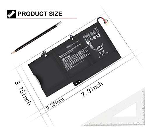 BE•SELL 43Wh New NP03XL Laptop Battery for HP Pavilion X360 15-U011DX 15-U010DX 13-A010DX 13-a013cl 13-A110DX HP Envy 15-u010dx 15-u011dx 760944-421 HSTNN-LB6L - 12 Month Warranty 4