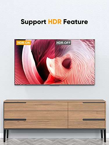 CableCreation 3.3ft DisplayPort to DisplayPort Cable (DP to DP) - Gold Plated, 8K@60Hz, 4K@144Hz, 2K@165Hz Video Resolution & HDR Support, Black 4