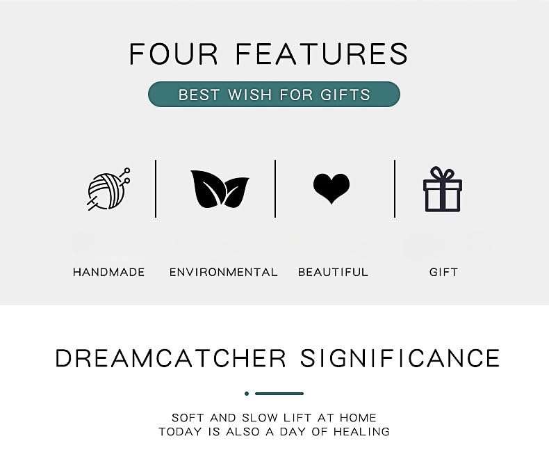 Set of 5 Boho, Hanging Large Boho Dream Catcher Macrame Wall Hanging Moon Dream Catcher Set Dream Catchers Wall Decor for Vintage Wedding Home Decorations (E) 6