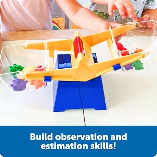 Learning Resources Primary Bucket Balance Teaching Scale - 1 Piece, Ages 3+, Math for Preschoolers, Classroom Balance Scale, Balance Scale for Kids, Science for Kids,Back to School Supplies 3