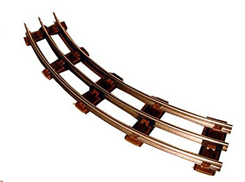 Bachmann Trains - TUBULAR STEEL TRACK - O-27 PROFILE 27 " DIAMETER CURVED TRACK BULK (50pcs/box) - O Scale,202
