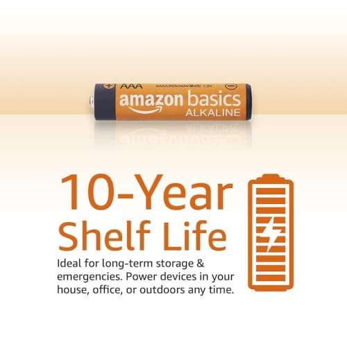 Amazon Basics AmazonBasics AAA Performance Alkaline Non-Rechargeable Batteries (8-Pack) - Appearance May Vary 3