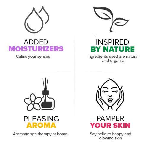 wiz LIQUID SOAP Activated Charcoal Spa Body Wash Dispenser, 900ml, Exfoliating Beads & Added Skin Conditioners, Clean Moisturized Skin 3