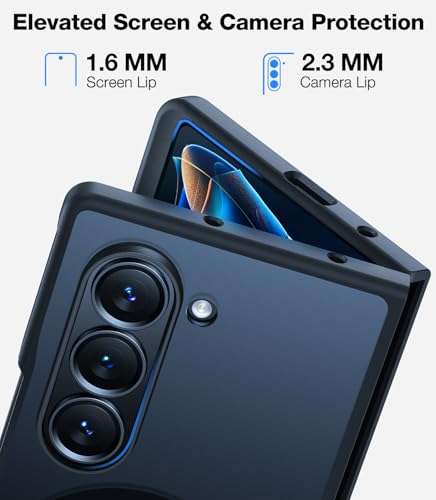 TORRAS Shockproof Galaxy S20 Case 6.2 Inch, [4X Military Drop Protection] Translucent Matte Hard Back with Soft Edge Slim Case Compatible for Samsung Galaxy S20 Case ，Matte Black 4