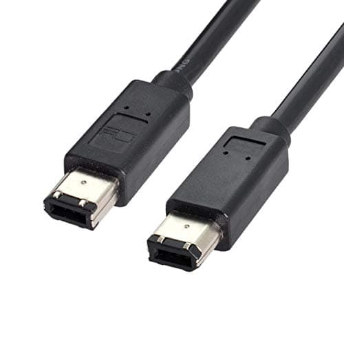 chenyang FireWire IEEE 1394 6 Pin to 6Pin FireWire 400 to 400 6-6 ilink Cable 1.8m Black 1