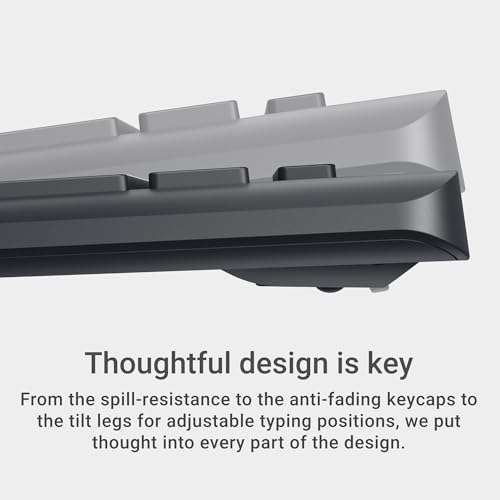Dell Wireless Keyboard and Mouse - KM3322W, Wireless - 2.4GHz, Optical LED Sensor, Mechanical Scroll, Anti-Fade Plunger Keys, 6 Multimedia Keys, Tilt Leg - Black 5
