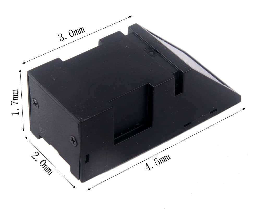 DIYmall Optical Fingerprint Reader Sensor Module for Ar Duino 2560 R3 Raspberry Pi ESP8266 ESP32 51 AVR STM32 Red Light DC 3.8-7V 3