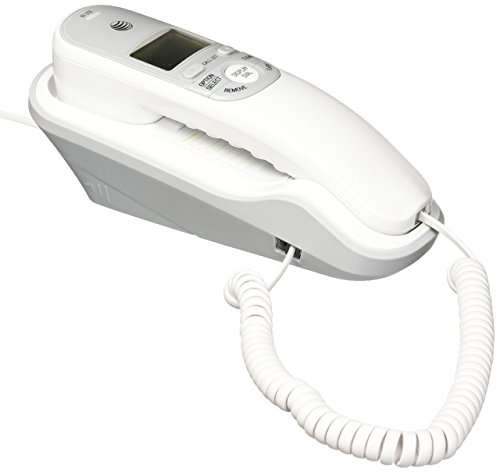 AT&T TR1909 Trimline Corded Phone with Caller ID, White 1
