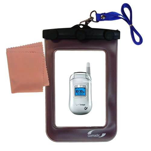 Gomadic Outdoor Waterproof Carrying case Suitable for The LG VX3450 to use Underwater - Keeps Device Clean and Dry 1
