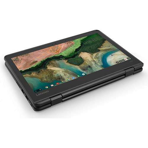 Lenovo Chromebook 300e (2nd Gen) 11.6-inch HD Touchscreen 32GB eMMC 1.1GHz Celeron N4020 (4GB RAM, SD Card Reader, Black) 81MB001DUS 6