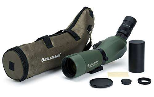 Celestron Regal M2 65ED Spotting Scope – ED Glass for Hunting, Birding and Outdoor Actvities – Phase and Dielectric Coated BaK-4 Prism – Fully Multi-Coated Optics – Dual Focus – 16-48x Zoom Eyepiece 6