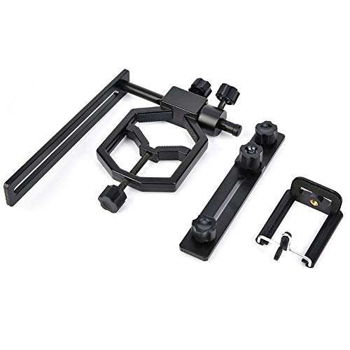 Cell Phone Adapter Mount, 5.5cm-7.5cm Smartphone Holder Clamp Universal for Binocular, Monocular, Astronomical Telescope, Microscope 6