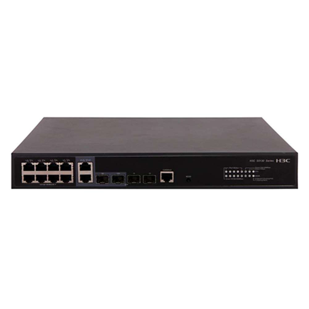 H3C LS-S5130S-12TP-HPWR-EI Ethernet Switch 8-Port Gigabit 4-Port Gigabit Optical POE Switch 1