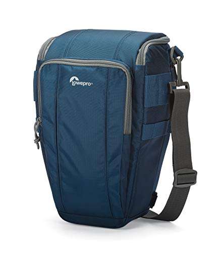 Lowepro Toploader Zoom 45 AW II Camera Case for DSLR and Lens, Blue 2