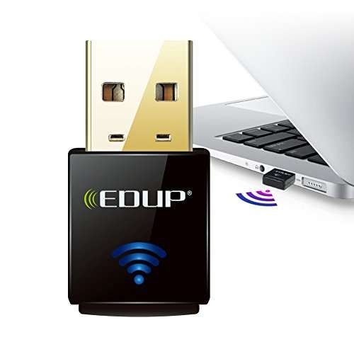 EDUP USB Wireless Adapter Mini Network Card 300Mbps Wi-Fi Adapter USB Bluetooth Wi-Fi Adapter, Wireless Nano USB Network Adapter for Laptop Desktop PC Wi-Fi Dongle (EP-N1557-300mbps)-(EPL-849WA-01) 4